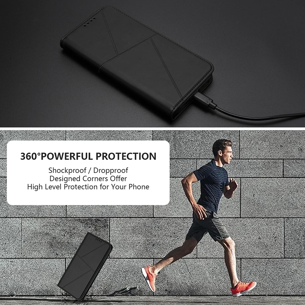Leather Wallet Phone Case - Elegant Protective Cover