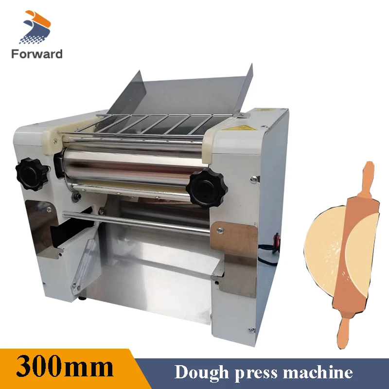 300mm Automatic Bakery Pizza Pastry Dough Sheeter Making Machine Electric Dough Roller Pressing Machine