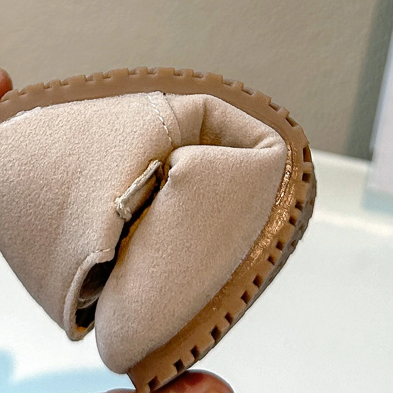 Suede Leather Kids Sandals for Girls Summer