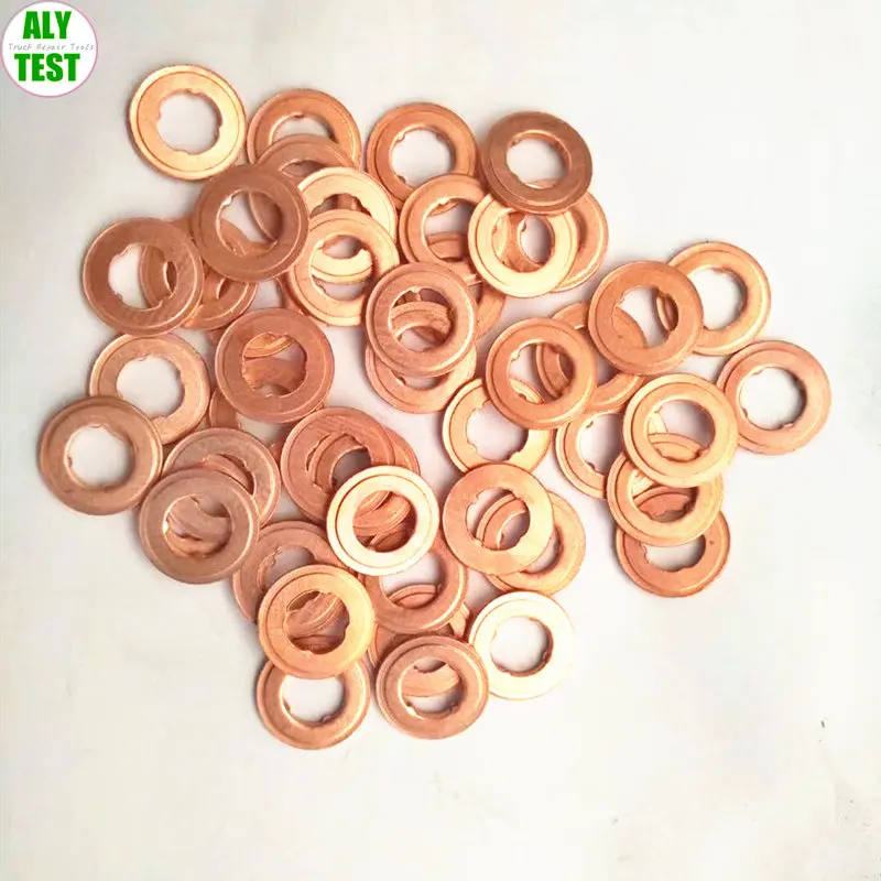 

ALYTEST 100PCS The Injector Copper Washer F00VC17505