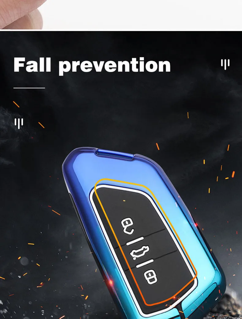 Copri portachiavi per auto per VW Golf 8 MK8 ID.3 ID.4 per Skoda Octavia A8 Seat Cupra Formentor Leon MK4 Tarraco 2020 2021 accessori 9 Copri portachiavi per auto per VW Golf 8 MK8 ID.3 ID.4 per Skoda Octavia A8 Seat Cupra Formentor Leon MK4 Tarraco 2020 2021 accessori - S96d313450d3440049892c8f8de2726e3C