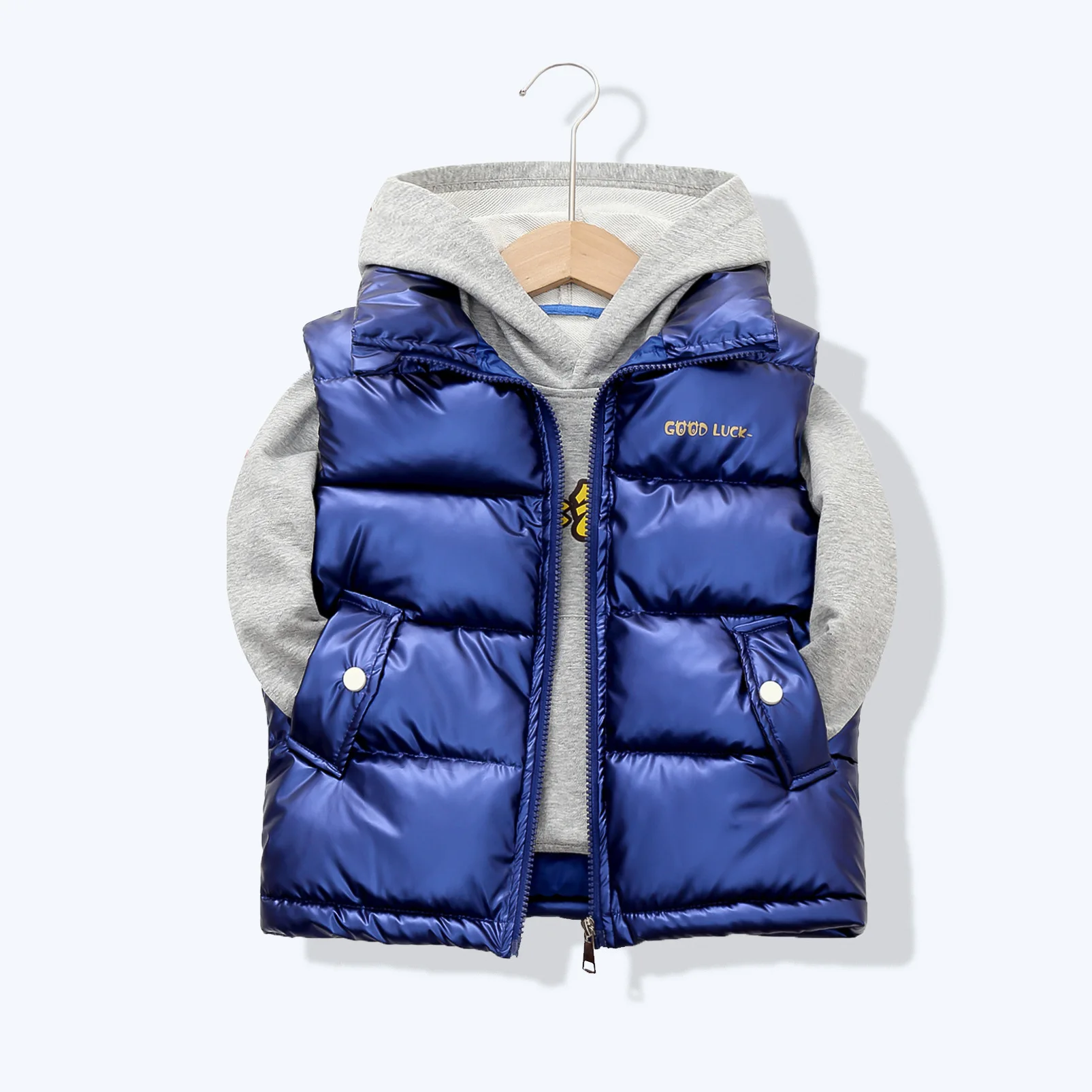 Autumn Winter Children Vest Baby Boys Girls Thicken Zipper Outerwear Kids Keep Warm Solid Color Waistcoats children vest