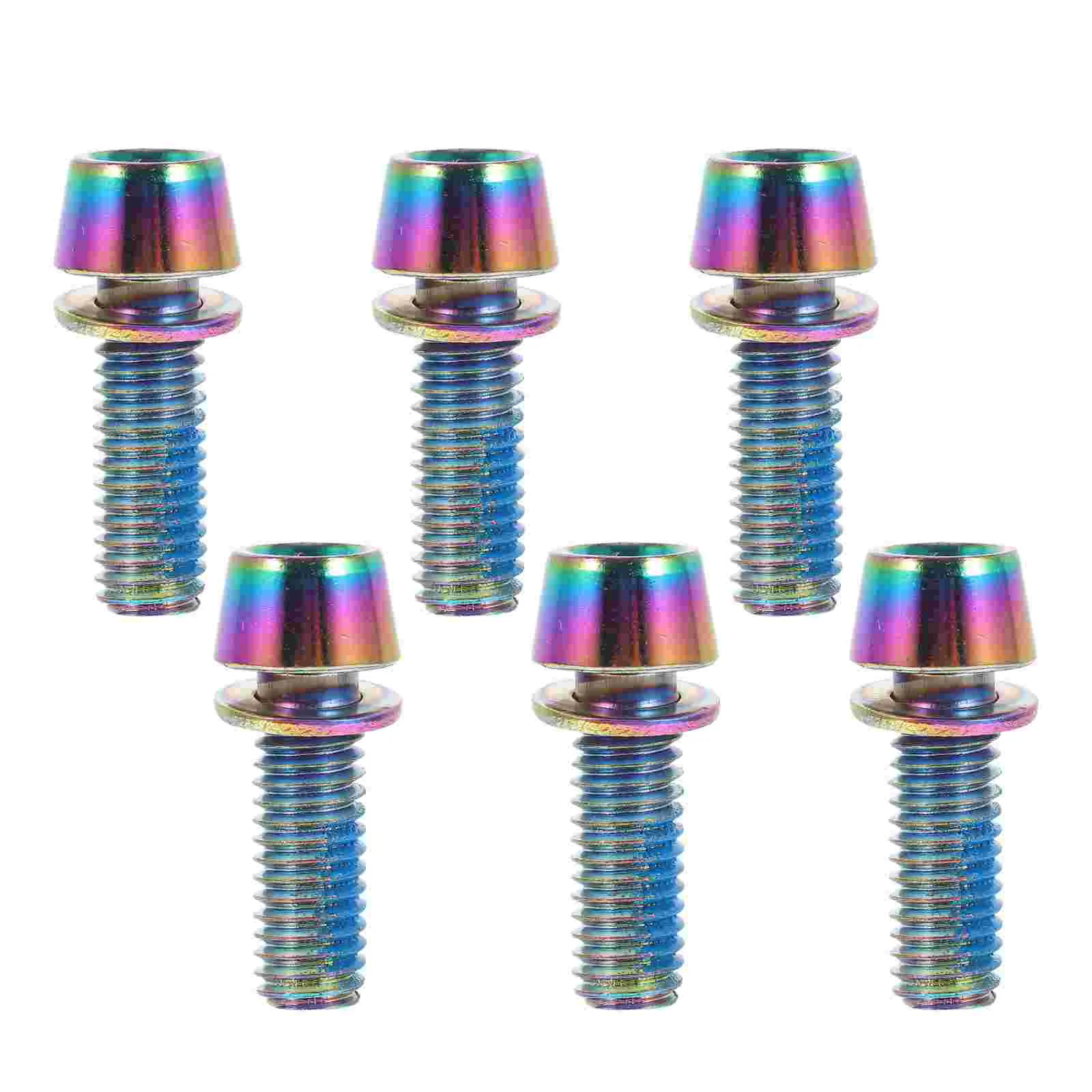 

6 Pcs Bicycle Screw Disc Brake Screws Professional Bike Rotor Bolts for Replacements