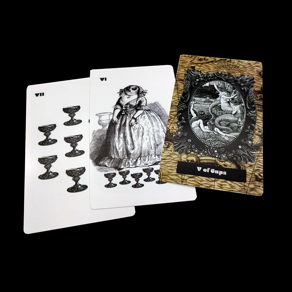 12CM×7CM The Sea Witch Tarot A complete set of 78 tarot cards fortune teller The World of Art and Magic 3