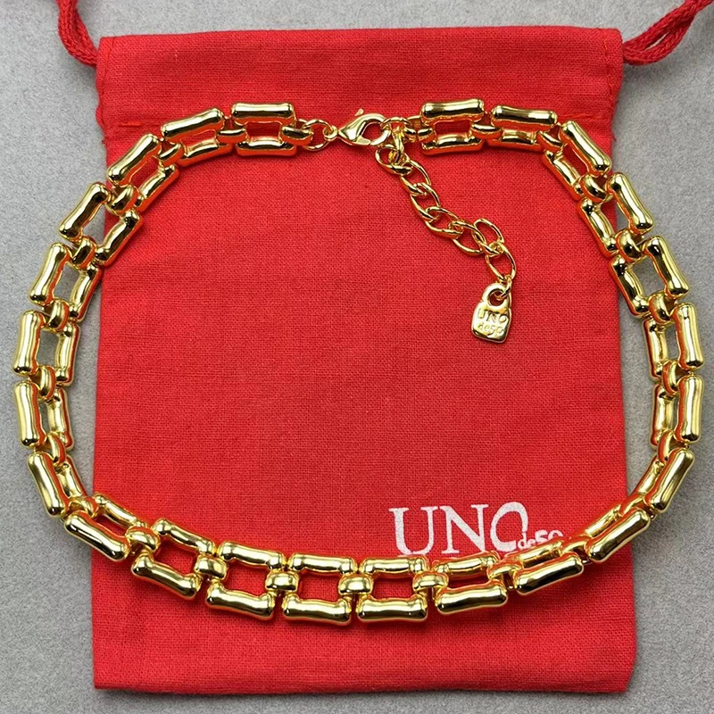 

2023 UNOde50 New European and American Bestselling Fashion High Quality Exquisite Necklace Women's Romantic Jewelry Gift Bag