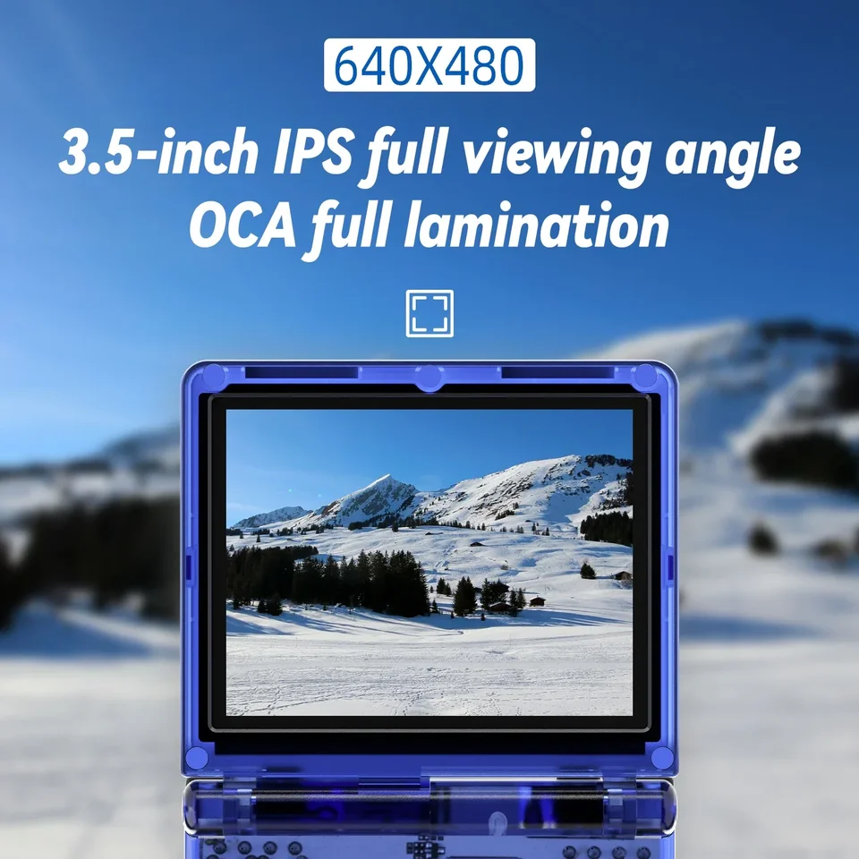 ANBERNIC RG35XXSP RG 35XXSP Console di gioco portatile pieghevole Console per videogiochi Schermo IPS da 3,5 pollici 3300mAh Sistema Linux 256G PSP Gioco  44