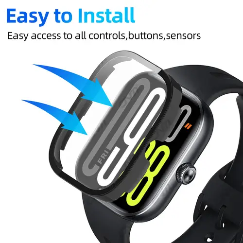 Glass+Case for Xiaomi Redmi Watch 5 Tempered Glass Screen Protector & Hard PC Protective Bumper for Redmi Watch5 Accessories - Image 3