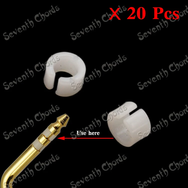 

20 Pcs Electric Guitar Direct Insertion Styles Tremolo Arm Whammy Bar Plastic Ferrule Bushing Washer