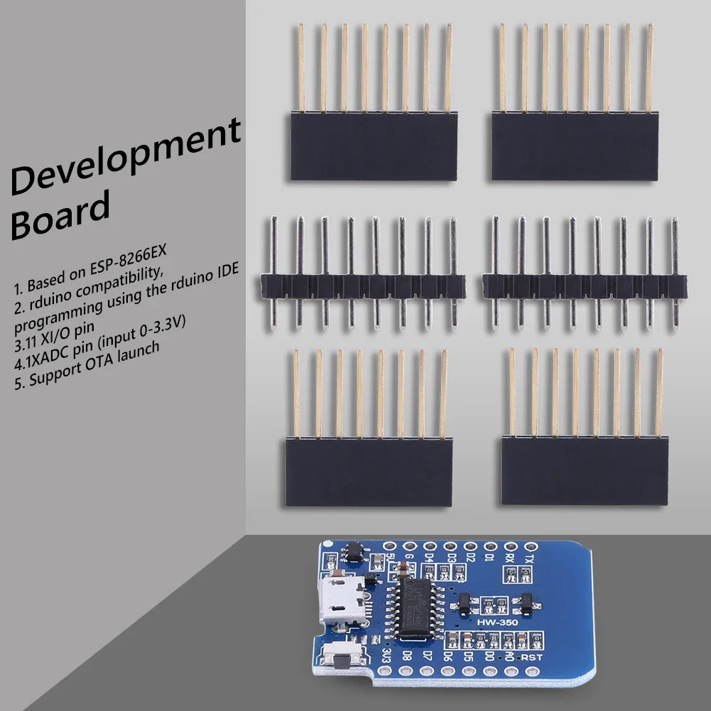 D1 미니 ESP8266 ESP-12F WIFI 인터넷 개발 보드 마이크로 USB Type-C Nodemcu Lua 확장 보드 아두이노용 OTA 지원