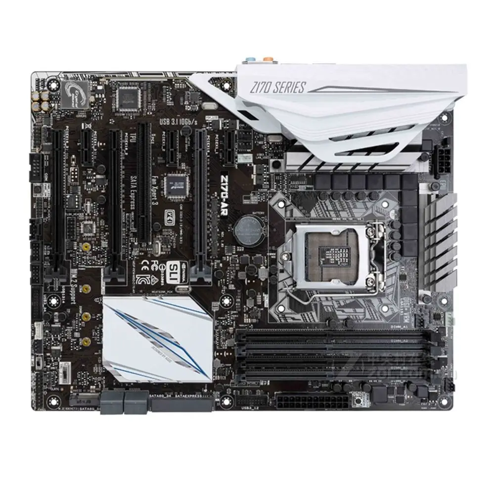 

Материнская плата Z170-AR LGA 1151 DDR4 I3 I5 I7 USB3.0 USB3.1 64 Гб десктопная материнская плата