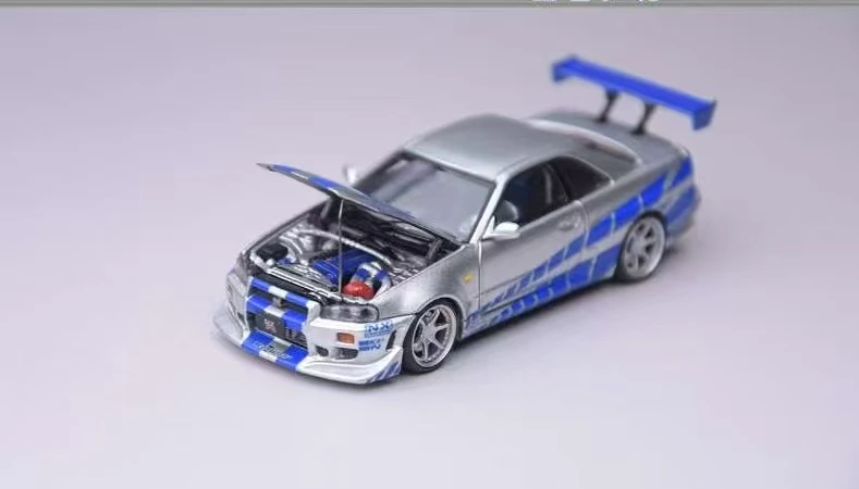 FOCAL HORIZON GTR R34 ミニカー Focal Horizon FH 1:64 alloy model R34 Fast & Furious