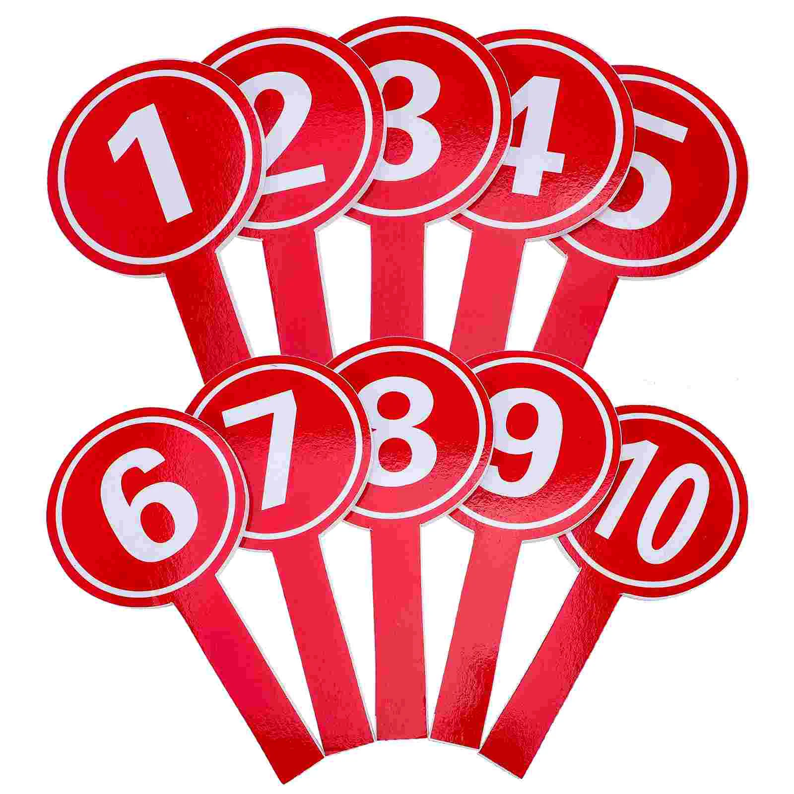 

Score Paddles Handheld Number Paddles Score Boards Handle Score Paddles sequence number card 1-10, break up card raising