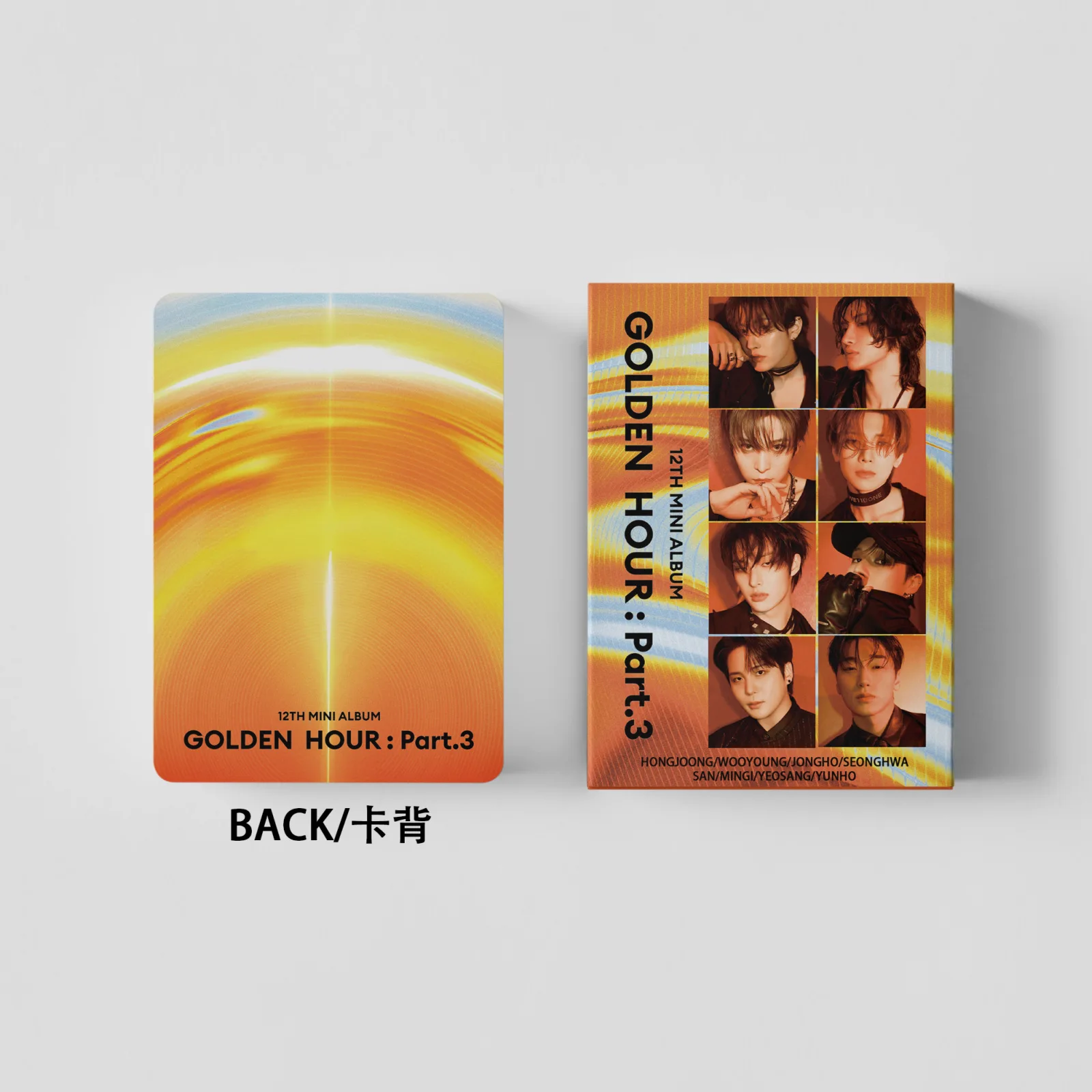 ATEEZ Golden Hour Part.3 Line Friends POP-UP Trading Photocard — Official K-Pop Memorabilia, Original 4 thumbnail image