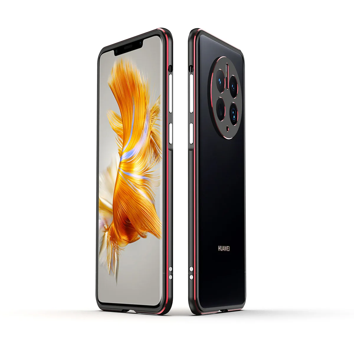 

Ультратонкий металлический алюминиевый чехол-бампер для Huawei Mate 50 Pro