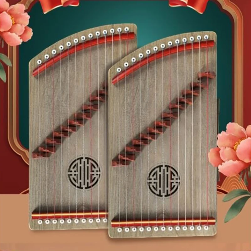 

Профессиональный Маленький тренажер для пальцев Guzheng, 21 струна, портативные Струнные инструменты, аксессуары для начинающих, Мини 13 струн Guzheng