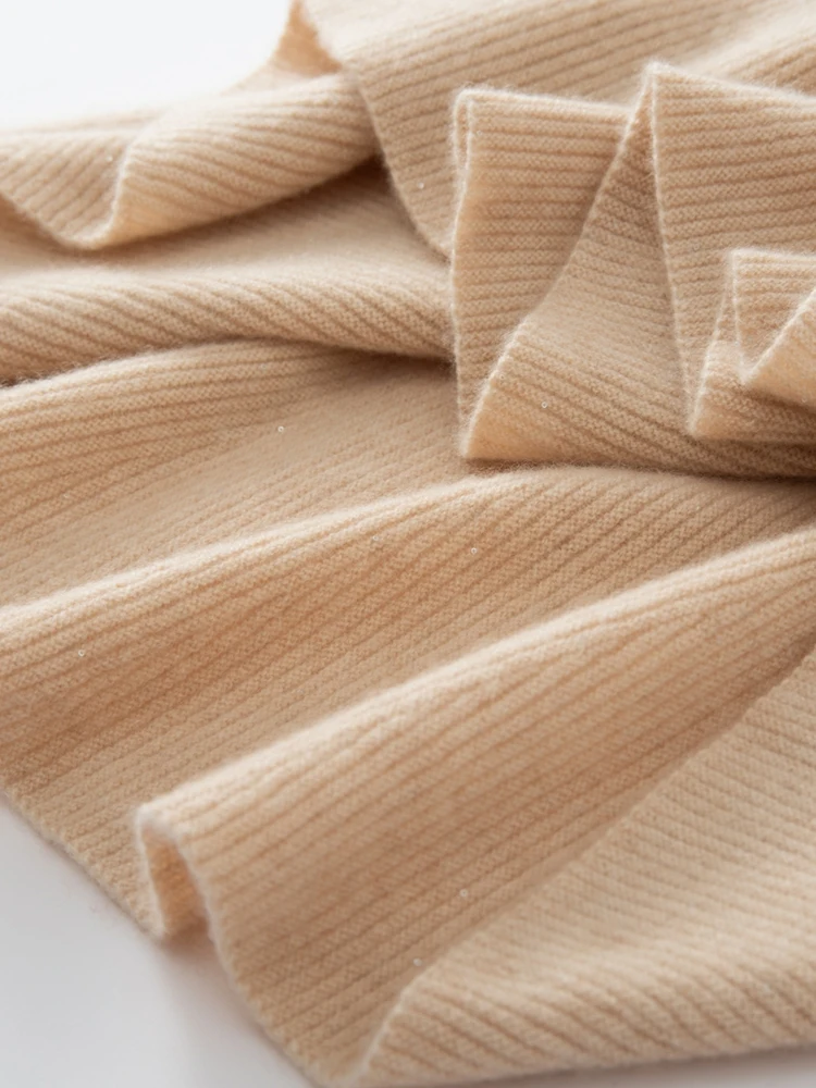 Cashmere fishtail skirt color