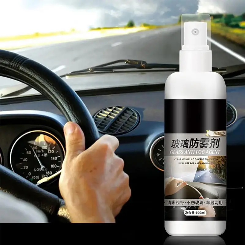 Car Windshield Defogger Vehicle Window Anti Fog Spray Car Glass Dirt Grease  Stains Fingerprints Cleaner agent Auto Accessories