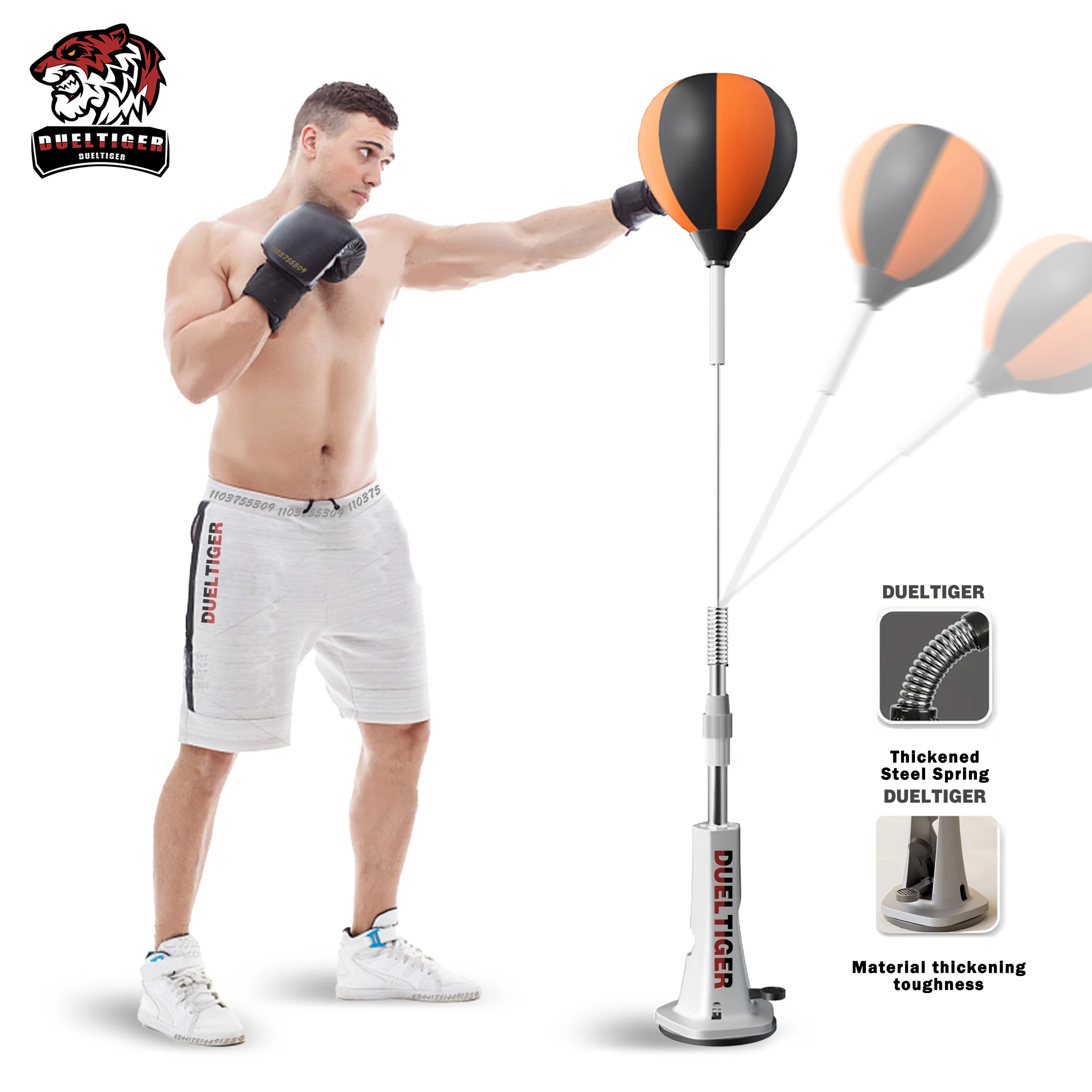 Inflatable Boxing Reflex Bag For Reaction Aiming Agility Training Home Fitness Equipment One-click Installation Punching Bag