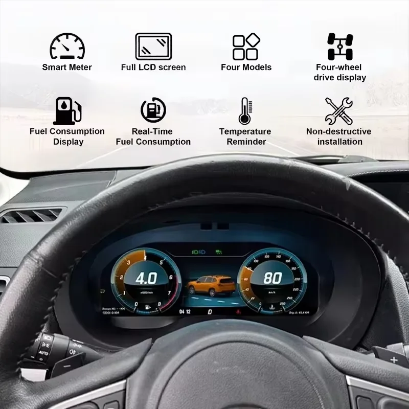 Panel de Instrumentos Digital para Subaru Forester Legacy 2013 2014 2015~2018, Pantalla LCD de Rendimiento Digital, Tablero de Instrumentos 5