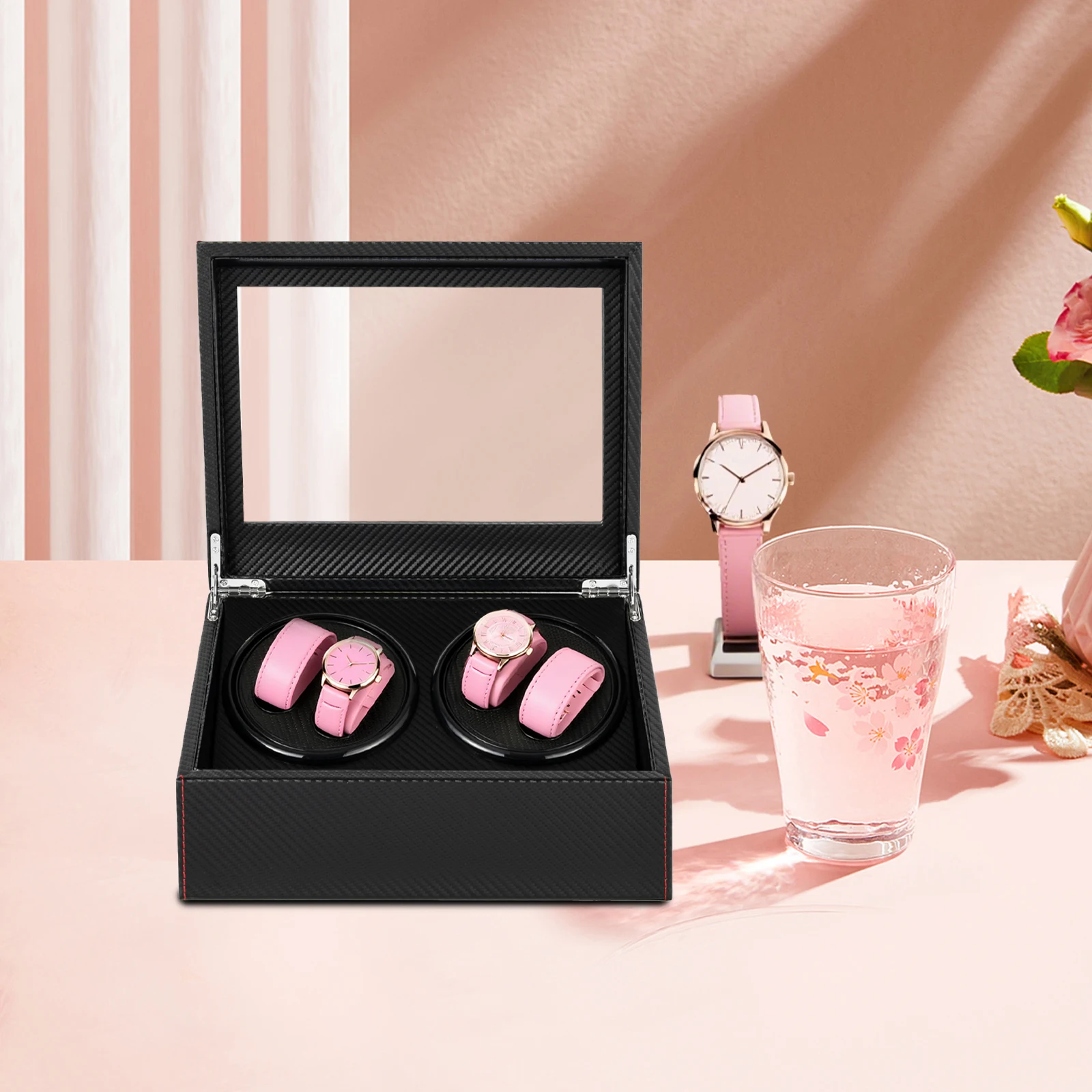 Automatic Watch Winder Box for 10 Watches, Ultra-Quiet 10dB Operation, Non-Magnetic Pro... - SKU LAWW1634 - UGI Packaging