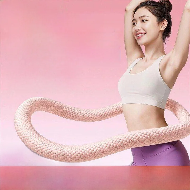 소프트 스프링 훌라후프 웨이트드 빈 콰이엇 버전 복부 슬리밍 허리 무통 경량 ..