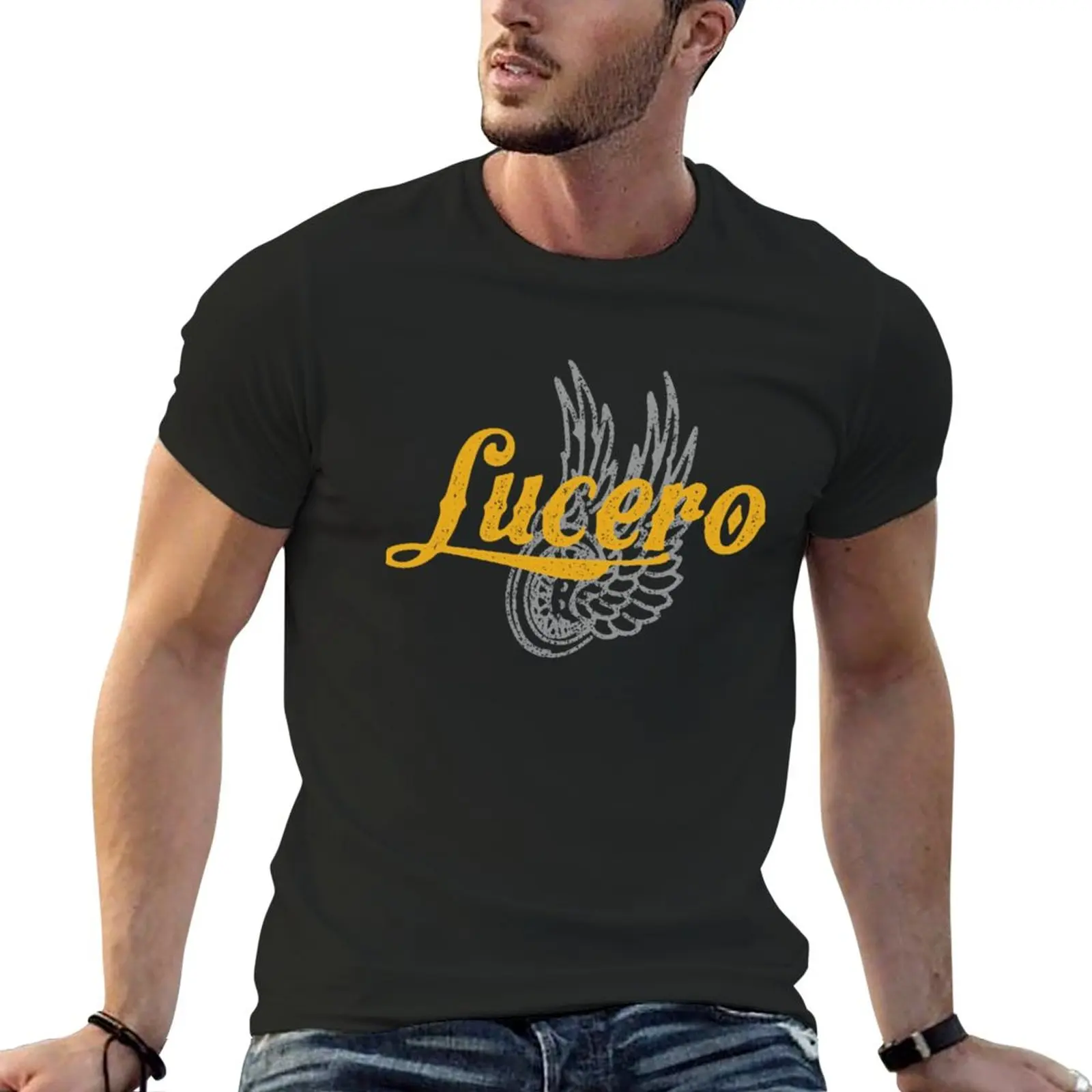 

New Lucero Band T Essential T-Shirt plus size tops anime mens champion t shirts