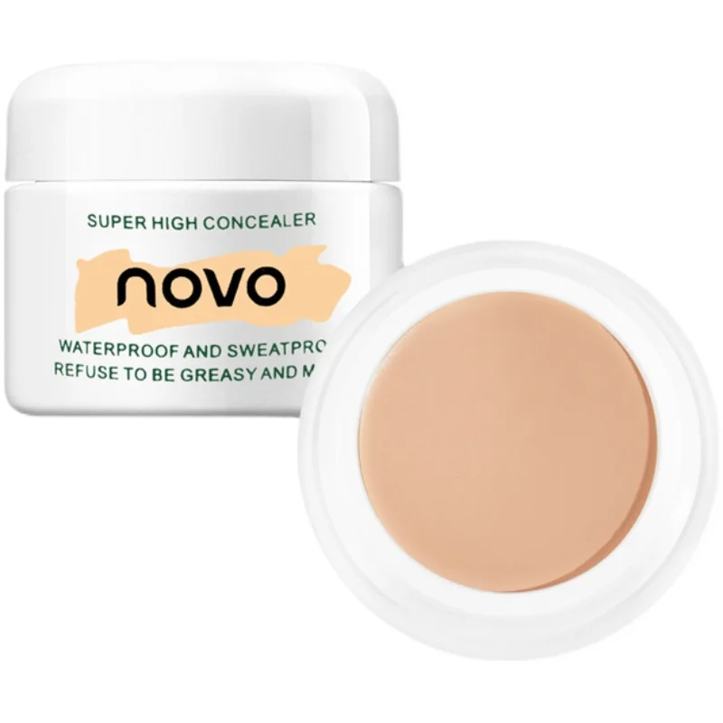 Novo Full Coverage Flawless Makeup Texture Concealer Foundation for Facial Acne Marks Dark Circles Tattoos Powerful Contour liquid concealer makeup concealer waterproof concealer face concealer concealer foundation cream makeup base cream
