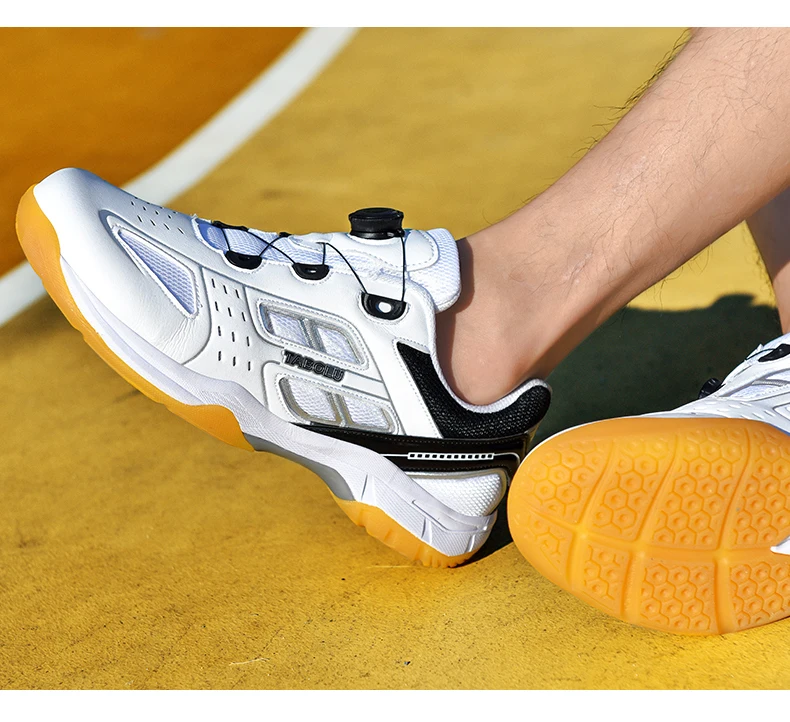 Description Picture 4 of itemMen's and women's professional breathable badminton tennis shoes indoor non-slip light comfortable table tennis training sneaker