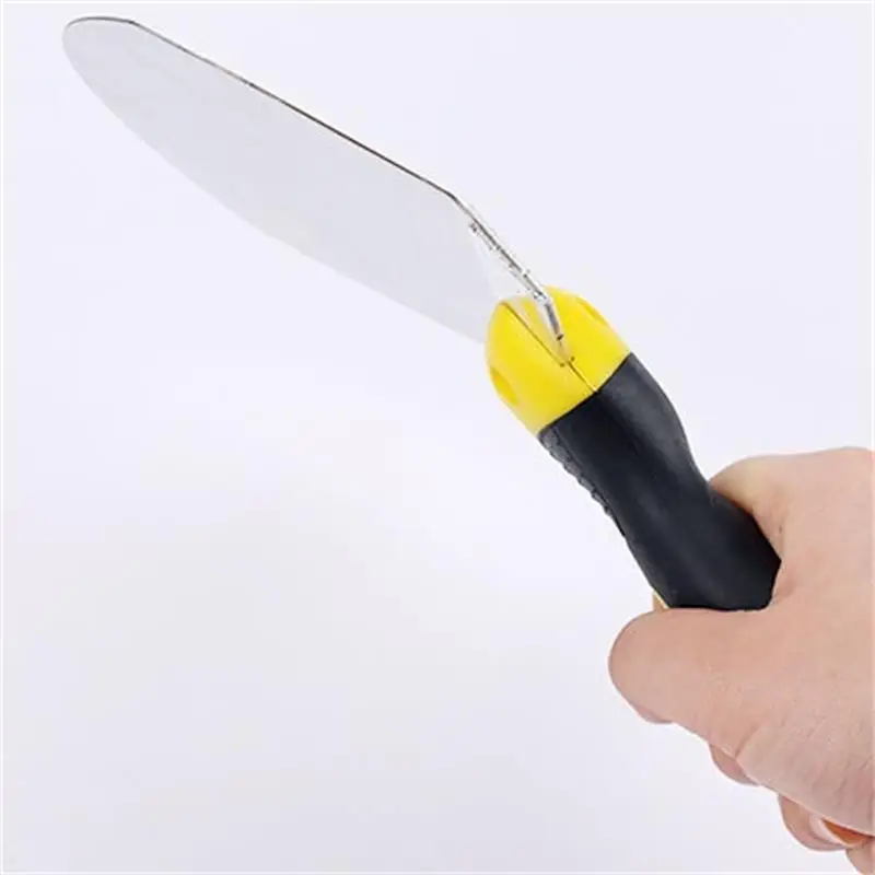 Stainless Steel Putty Knife Wall Paint Plaster Trowel Arc Ash Shovel Paint Feed Filling Scraper Blade Spatula Construction Tools 4