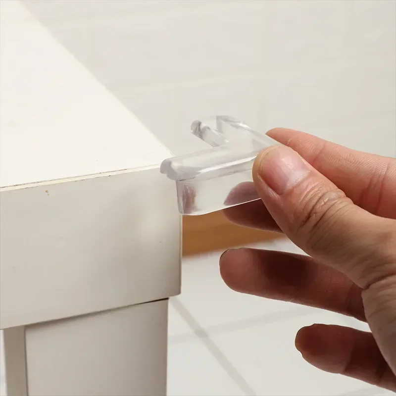 4Pcs/set Baby Silicone Safe Corner Protector Safety Edge Guards for Child Protection Cover Angle Pads Security Guard Accessories