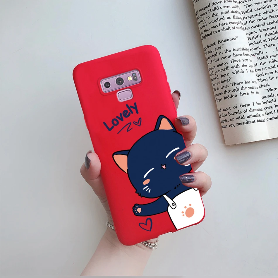 Cute Cat Cartoon Silicone TPU Phone Case Cover