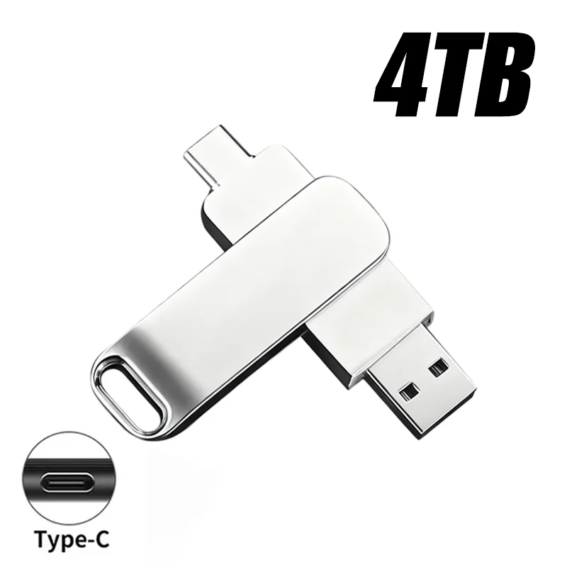 Ultra-Speed Metal Flash Drive - 64TB USB 3.2 Waterproof Type-C Pen Drive