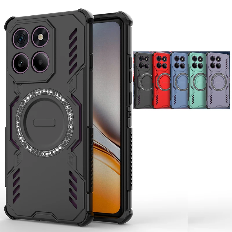 Breathable Heat Dissipation Magnetic Phone Case with Power Back Cover