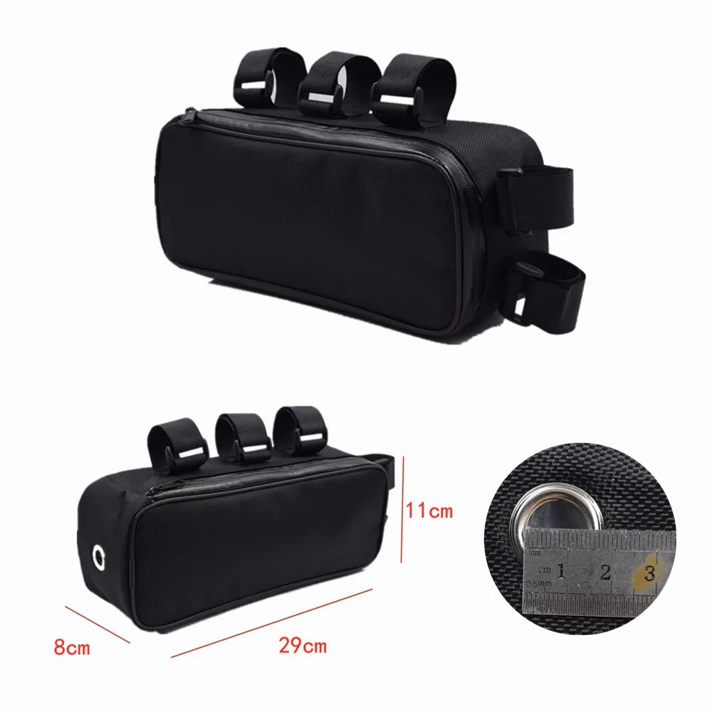 

Bicycle Beam Bag Battery Controller Hanging Fixed Tube Frame Cycling Bike Bag Li-ion Storage Waterproof 29X11X8cm