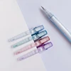 4Pcs 0.5/0.7mm Automatic Pencil Elementary School Activity Pencil High Aesthetic Value Colored Transparent Pen Holder 5