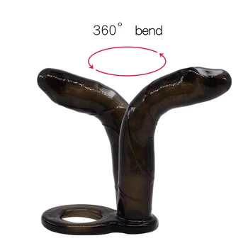 Anal Viginal Double Penetration Realistic Dildo G-Spot Vibrator For Couples Lesbian Masturbator Adult Sex Toys 2