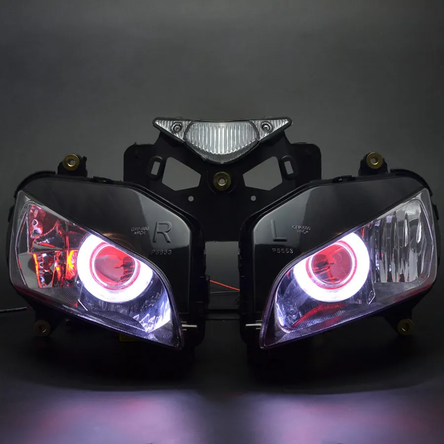 

Передняя фара для мотоцикла, фара головного света на заказ, лампа головного света для Honda CBR1000RR 1000RR 2004-2007, скрытая фара в сборе, фара, светодиодная мотоциклетная фара