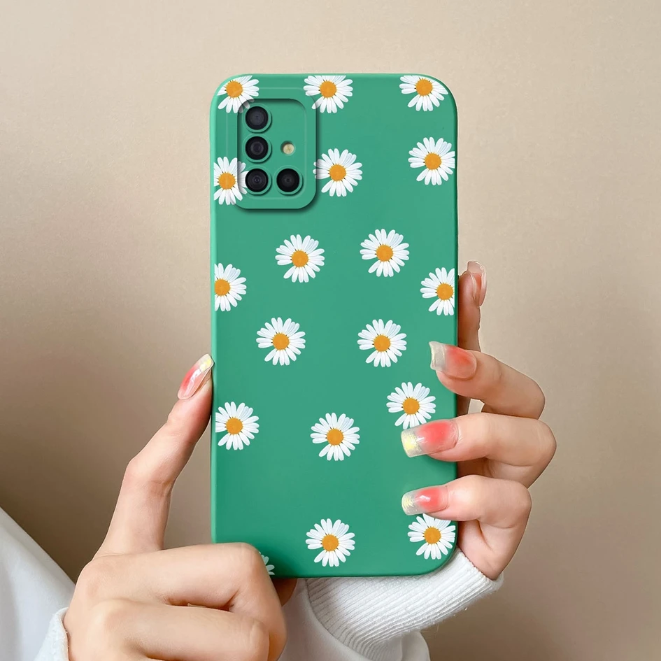 Fashion Love Heart Liquid Silicone Matte Back Cover with Screen Protector