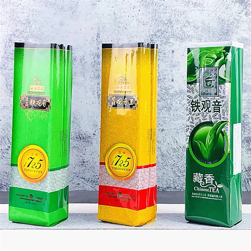 250g China TieGuanYin Oolong Tea Set Vacuum Plastic Bags Anxi Tie Guan Yin Green Tea Recyclable