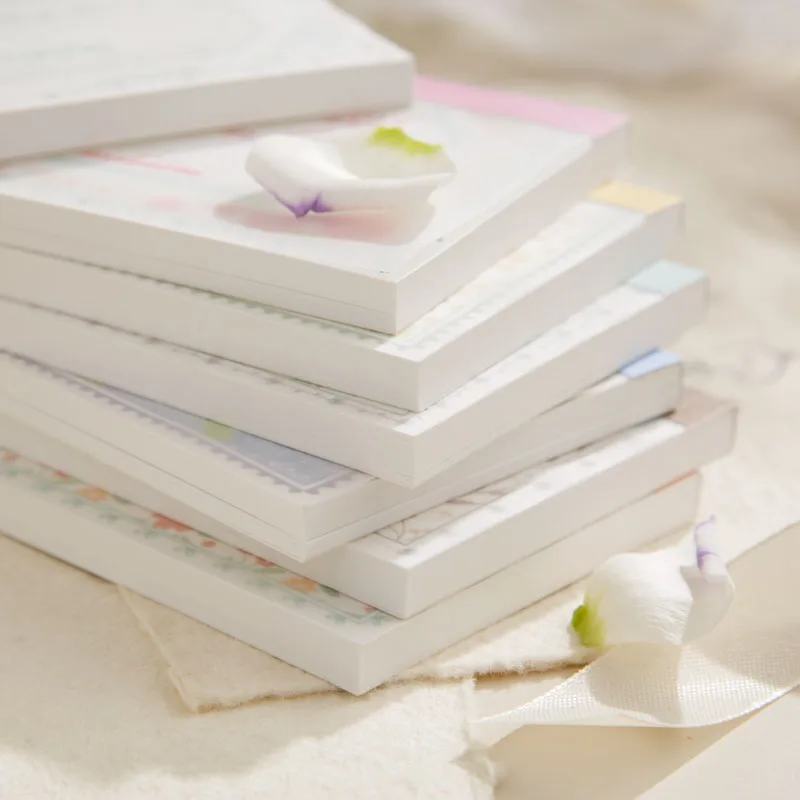 Yoofun-Carnet de notes encadré de fleurs déchirables, journal de bord photo créatif, scrapbooking, matériel de décoration, papiers, 30 feuilles