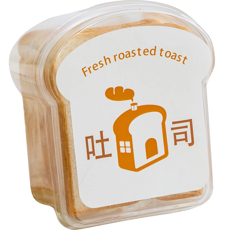 10PCS Clear Sandwich and Toast Bread Packaging Boxes with Lids Oilproof PET Take Out Bu... - SKU CSB00012 - UGI Packaging