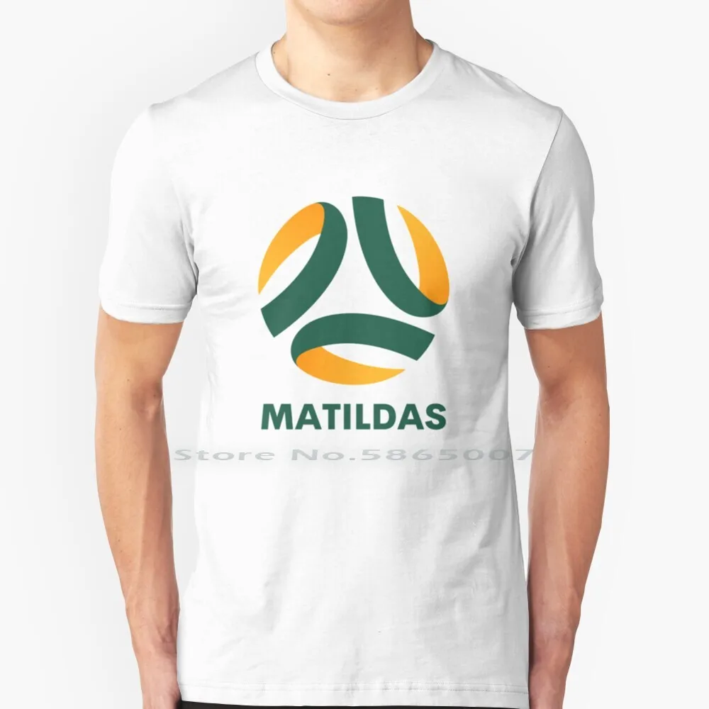 Matildas Maglietta Della Squadra Di Calcio Delle Donne Australiane 100% Cotone Matildas Squadra Di Calcio Australiana Squadra Di Calcio Australiana