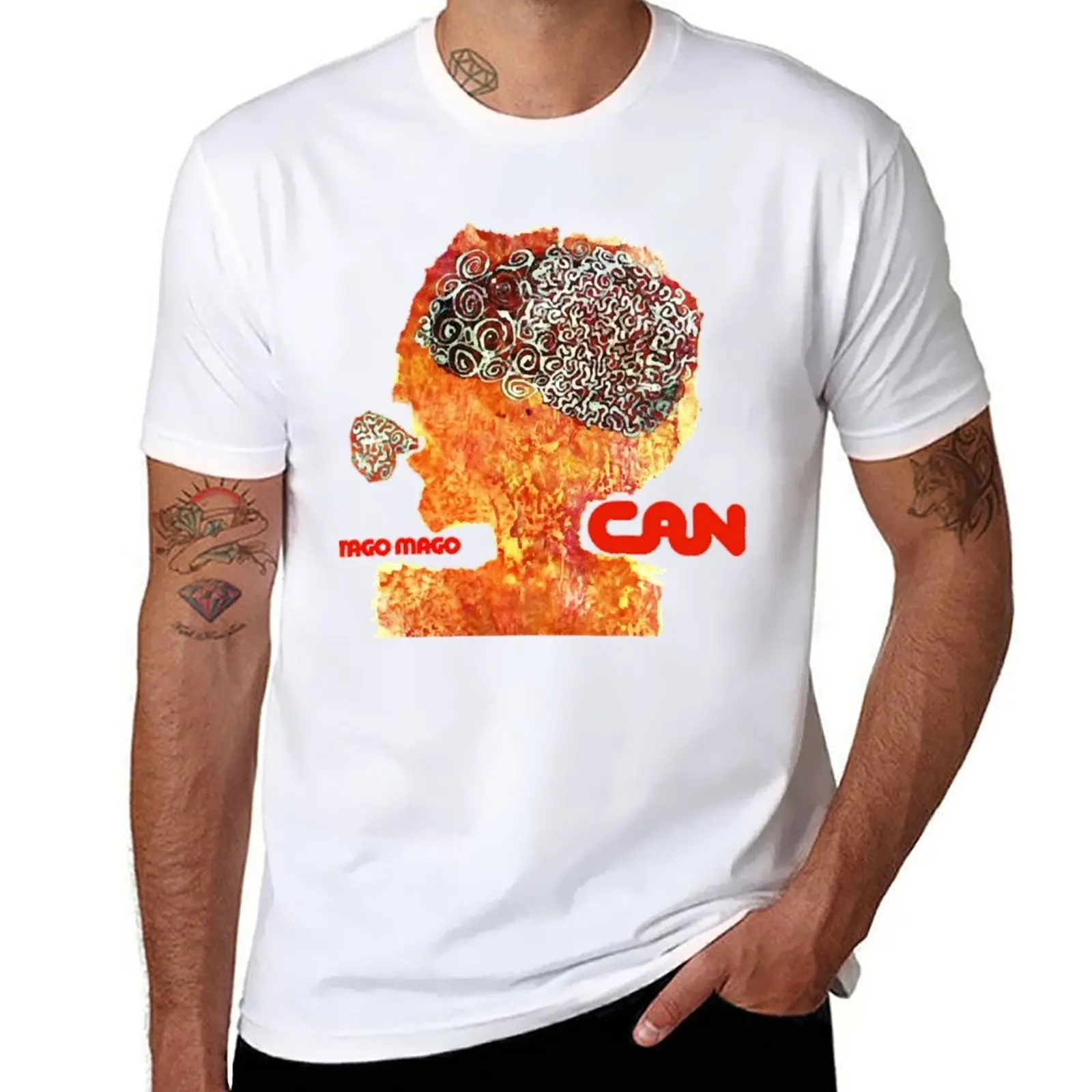

New Can Tago Mago Album Cover HIGH QUALITY T-Shirt cute clothes Short sleeve fitted t shirts for men