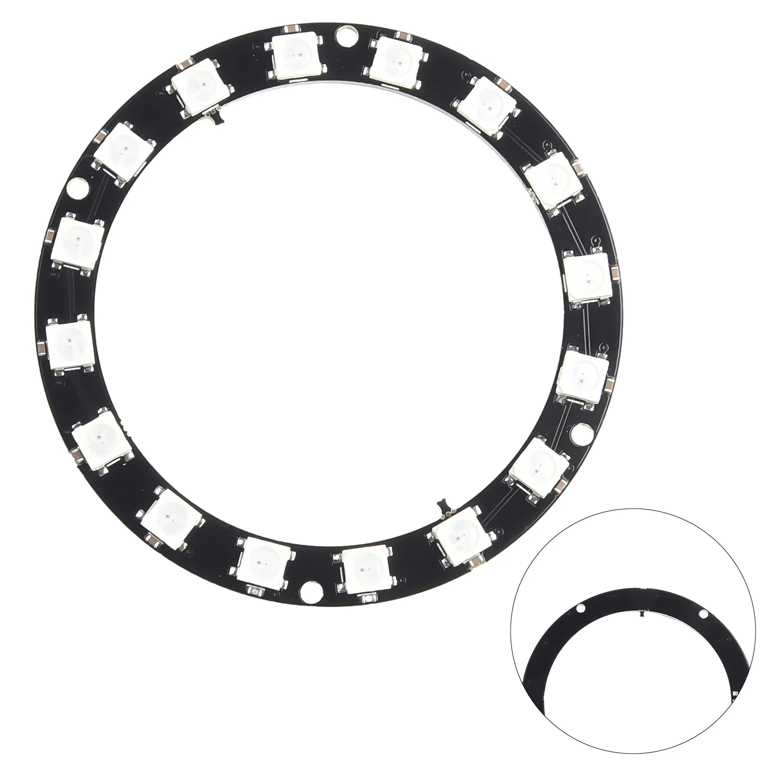 5V RGB LED Ring Individual Addressable LED Ring WS2812 5050 RGB Integrated Driver For Full-color Driver Lamp