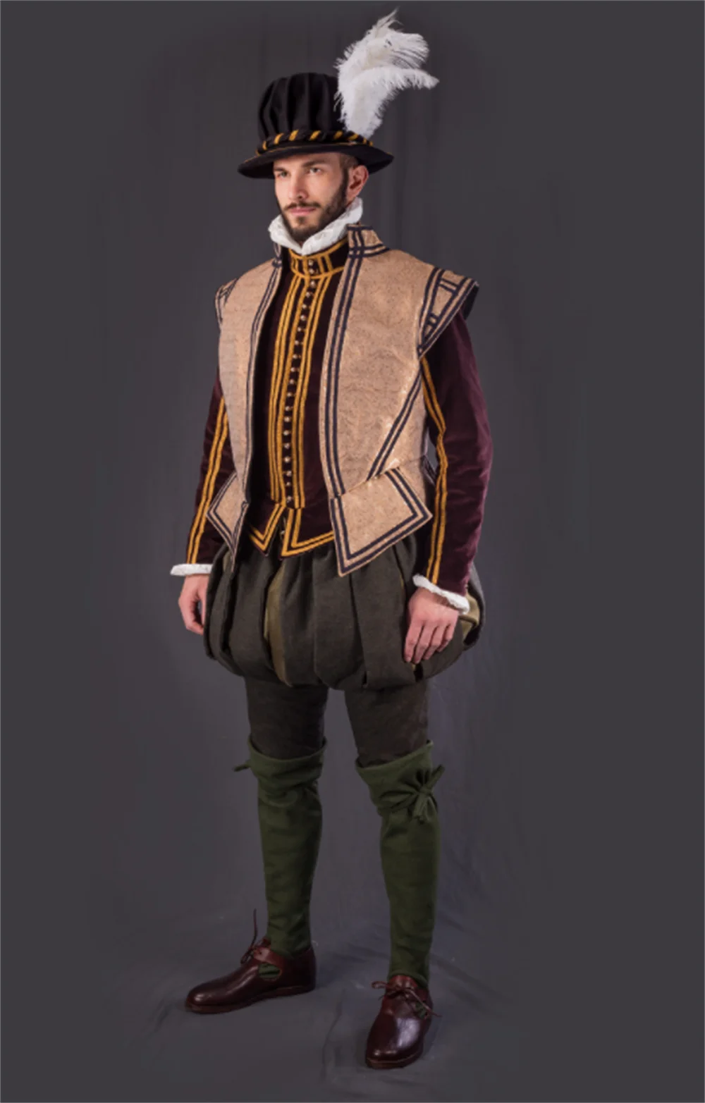 16Th 17Th Century Costume Uomo Tudor Costume Elisabettiano Royal Prince Tudor King Costume Rinascimentale Costume Nobile