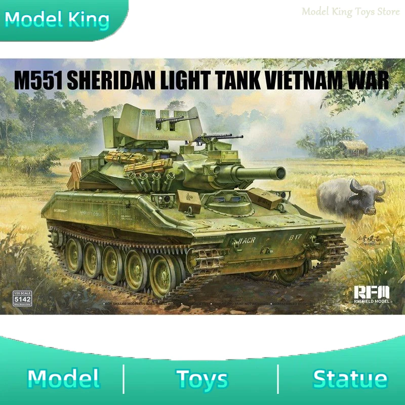 M551 SHERIDAN 1/35スケールモデルキット M551 Light Tank SHERIDAN Vietnam War | HLJ.com