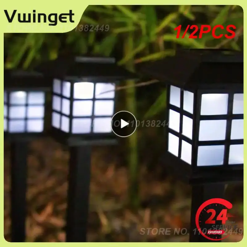 

Уличная лампа на солнечной батарее, 8,6x38,5 см, Ip65, 1/2 шт.