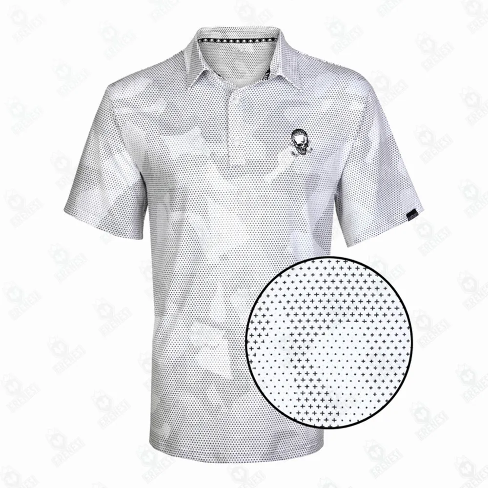 Mens Golf Shirt Rogue Men's Summer Golf Short Shirt Polo Sports
