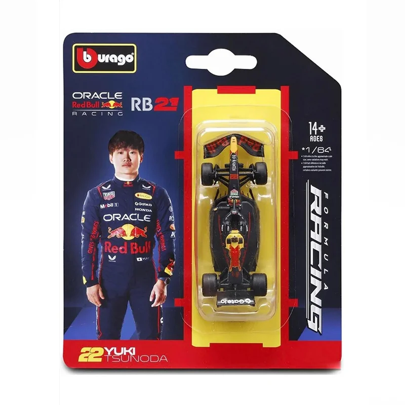 New In Stock 2025 F1 Bburago 1:64 Ferrari Sf25 Red Bull Rb21 Amg