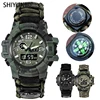 SHIYUNME Men's G Style Military Watch Waterproof Chronograph LED Electronic Compass Outdoor Sports Male Watch Relogios Masculino 1